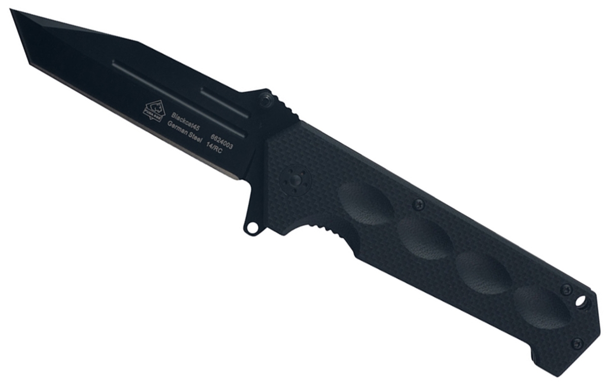 Puma SGB Blackcat45 Tanto Spring Assisted Tactical Folding Knife