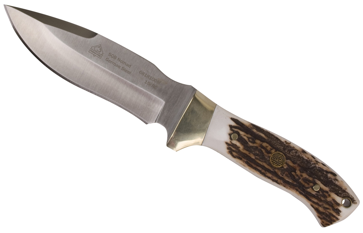 Puma SGB Highlander Stag Hunting Knife with Leather Sheath