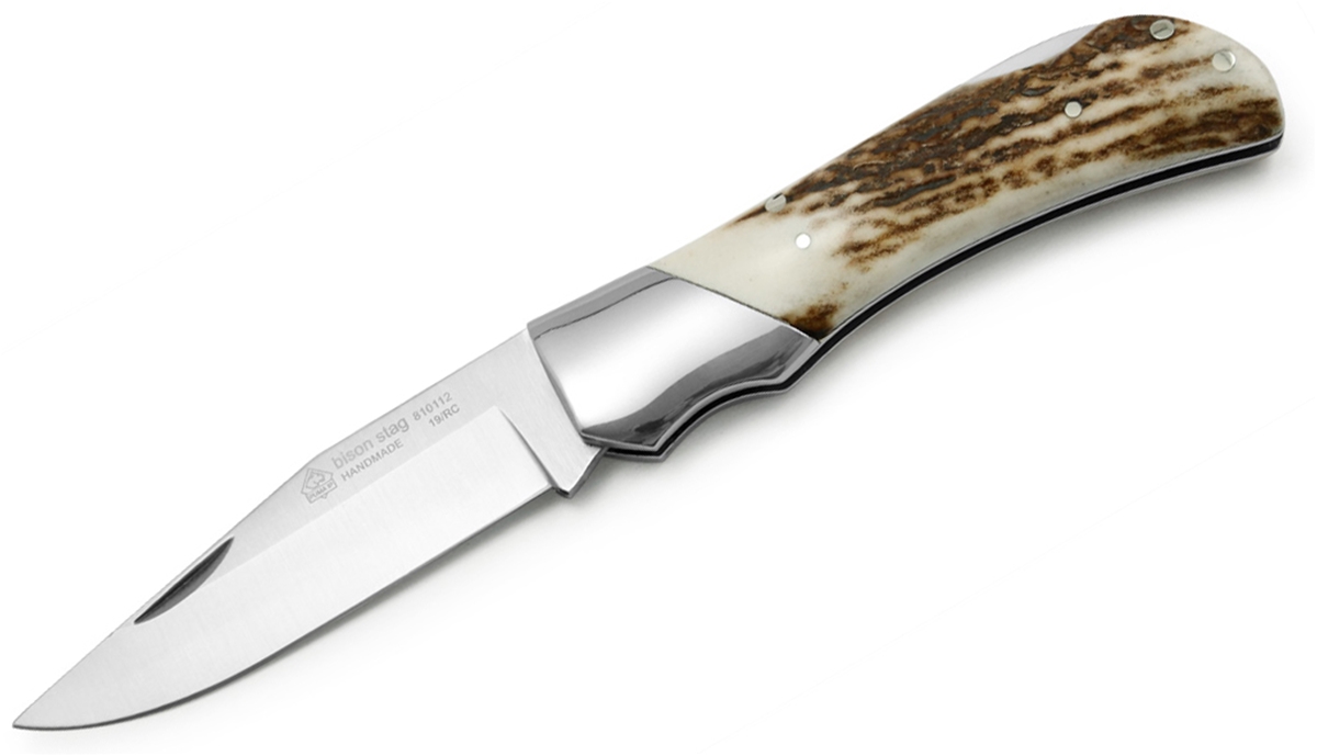 Puma IP Bison Stag Spanish Made Folding Hunting Knife