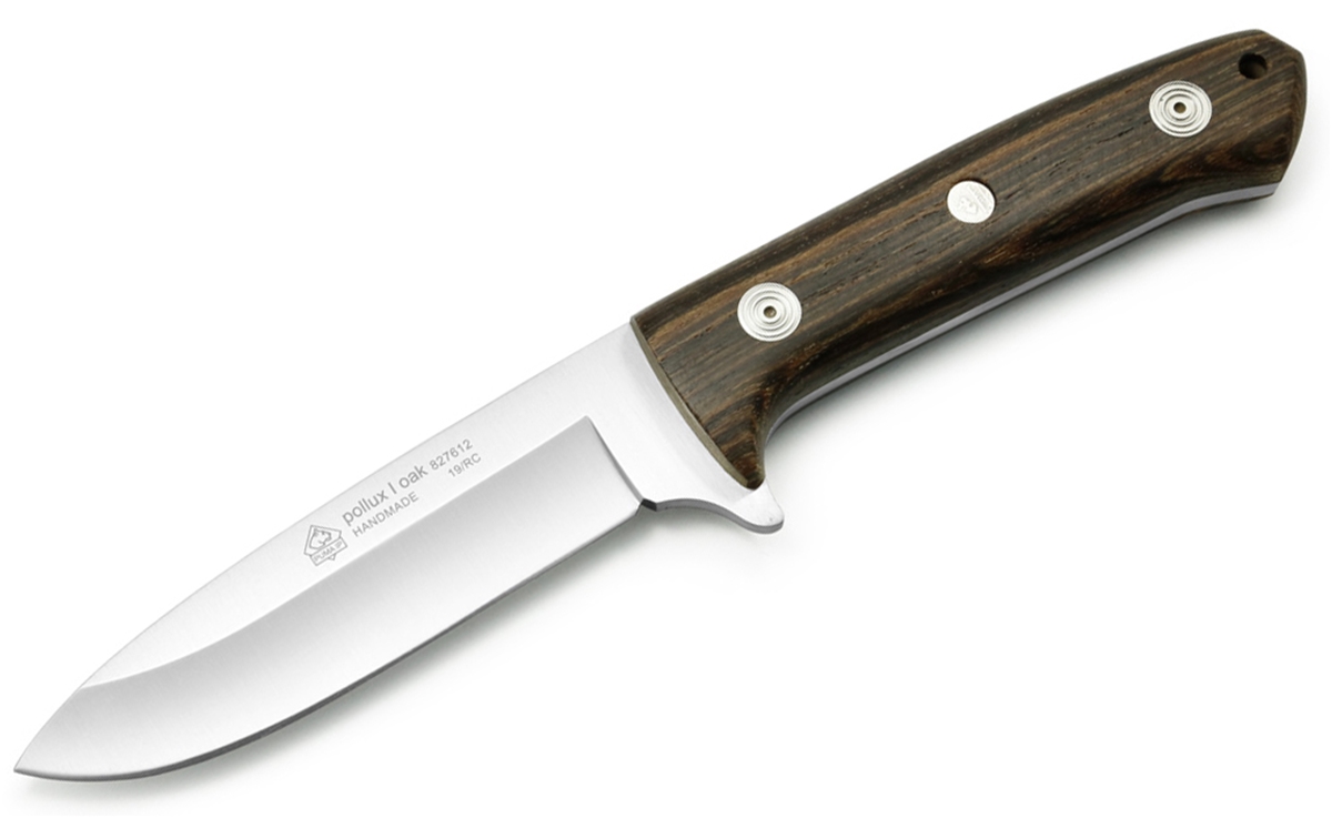 Puma IP Pollux I Bocote Wood Spanish Made Hunting Knife with Leather Sheath