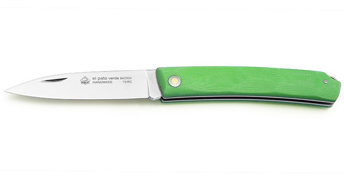 Puma IP El Pato Verde Micarta Spanish Made Folding Hunting Knife - Special Order Please Allow 12 - 18 Weeks for Delivery