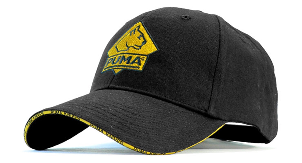 Puma Black Cap with Brass Clip Closure