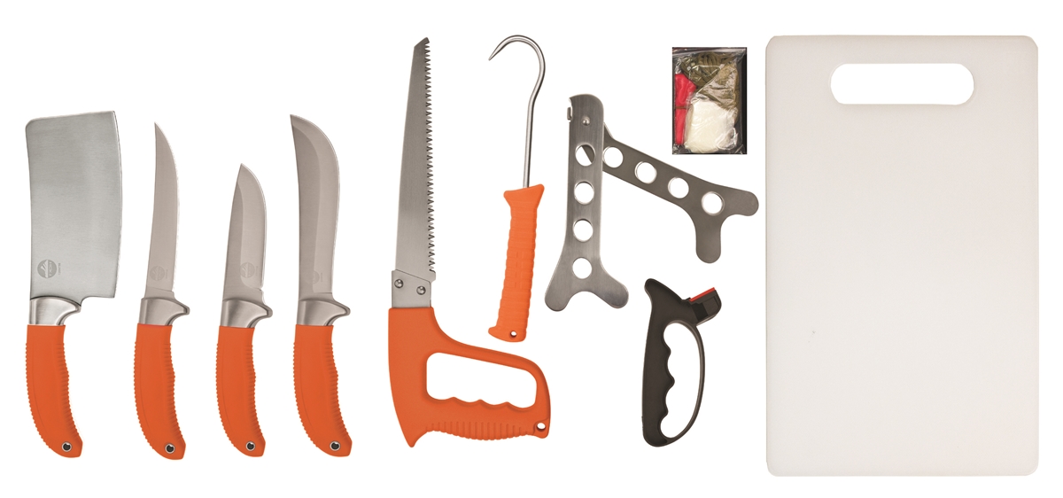 High Country Knife &amp; Tool 9 Piece Game Processing Kit