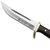 PUMA SGB Trail Guide White Smooth Bone Hunting Knife with Leather Sheath