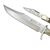Puma SGB Bowie / Bear Natural Stag Outdoorsman Combo  with Leather Sheath (2 Knife Set)