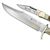Puma SGB Bowie / Whitetail Natural Stag Outdoorsman Combo  with Leather Sheath (2 Knife Set)