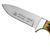 Puma SGB Blacktail Brown Jigged Bone Hunting Knife with Leather Sheath