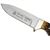 Puma SGB Coyote Brown Jigged Bone Hunting Knife with Leather Sheath