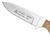 Puma SGB Coyote Olive Wood Hunting Knife with Tethered Brown Leather Sheath
