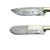 Puma SGB Trophy Care Set White Bone Knife Set with Leather Sheath