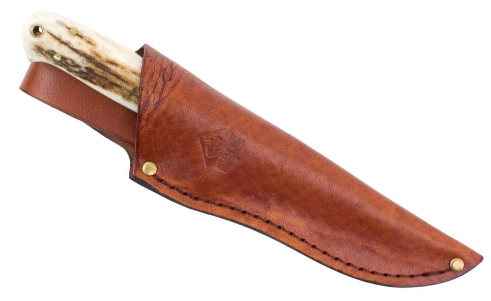 Puma SGB Elk Hunter Stag Hunting Knife with Leather Sheath