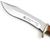 Puma SGB Buffalo Hunter Stacked Leather Wrapped Hunting Knife with Leather Sheath