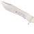 Puma SGB Buffalo Hunter Smooth White Bone Hunting Knife with Leather Sheath