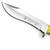 Puma SGB Special Edition Buffalo Hunter Yellow Jacket Jigged Bone Hunting Knife with Leather Sheath