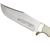 Puma SGB Big Bear Bowie Smooth White Bone Hunting Knife with Leather Sheath