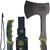 Puma XP Green Forever Knife & Hatchet Camping Combo with Nylon Sheath and Firestriker
