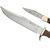 Puma SGB Bowie / Whitetail Jacaranda Wood Outdoorsman Combo with Leather Sheath (2 Knife Set)
